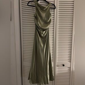 Reformation Petites Casette Silk Dress